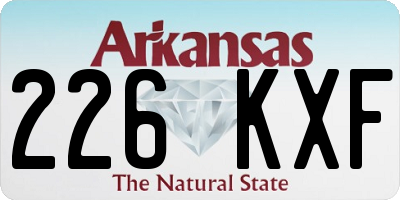 AR license plate 226KXF