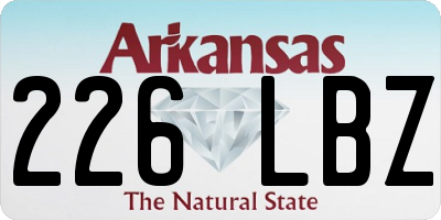 AR license plate 226LBZ