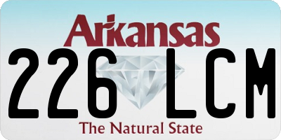 AR license plate 226LCM