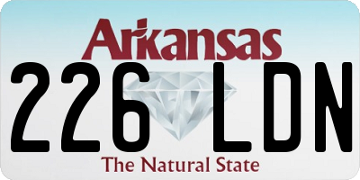AR license plate 226LDN