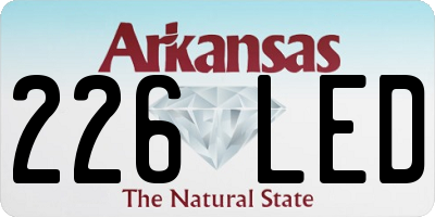 AR license plate 226LED