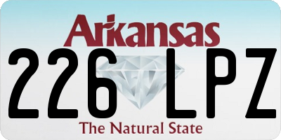 AR license plate 226LPZ