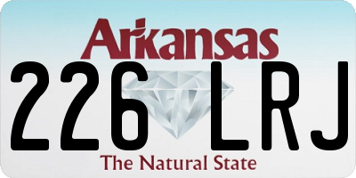 AR license plate 226LRJ