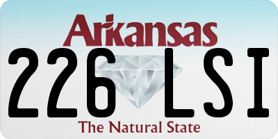 AR license plate 226LSI