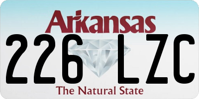 AR license plate 226LZC