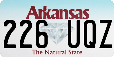 AR license plate 226UQZ