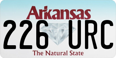 AR license plate 226URC