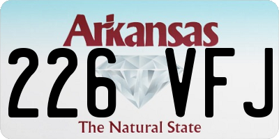 AR license plate 226VFJ