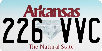 AR license plate 226VVC