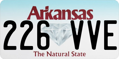 AR license plate 226VVE