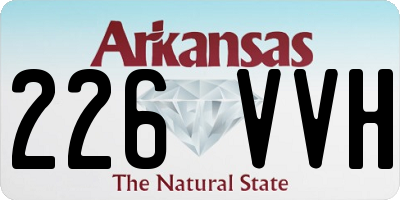 AR license plate 226VVH