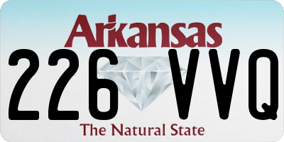 AR license plate 226VVQ