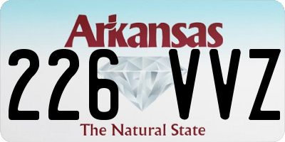 AR license plate 226VVZ