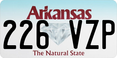 AR license plate 226VZP