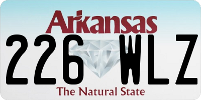 AR license plate 226WLZ