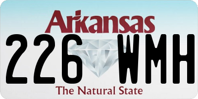 AR license plate 226WMH