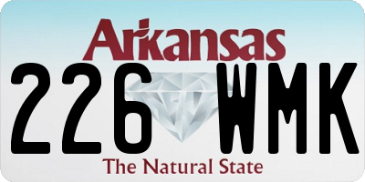 AR license plate 226WMK
