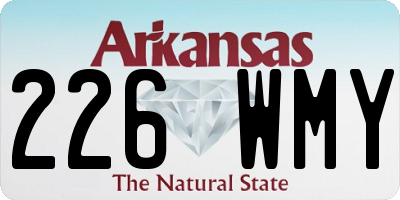AR license plate 226WMY