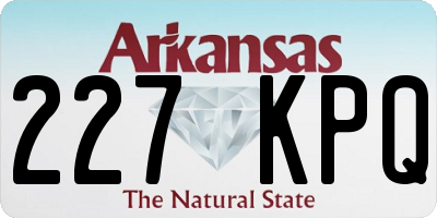 AR license plate 227KPQ