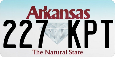 AR license plate 227KPT