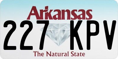 AR license plate 227KPV