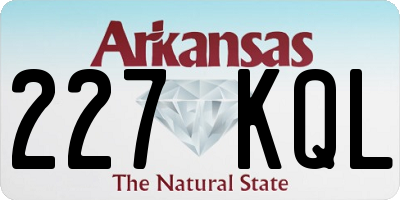 AR license plate 227KQL