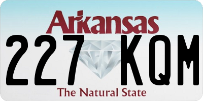 AR license plate 227KQM
