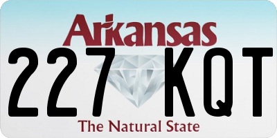 AR license plate 227KQT