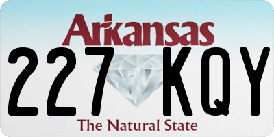 AR license plate 227KQY