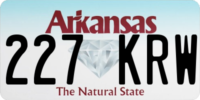 AR license plate 227KRW