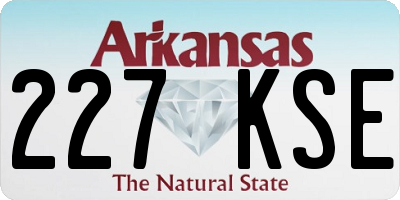 AR license plate 227KSE