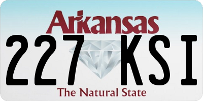 AR license plate 227KSI