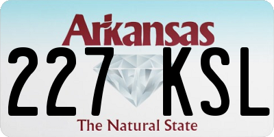AR license plate 227KSL