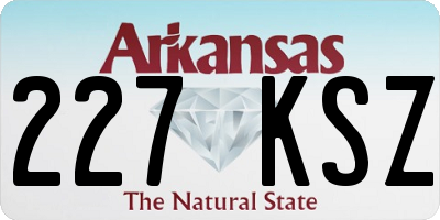 AR license plate 227KSZ