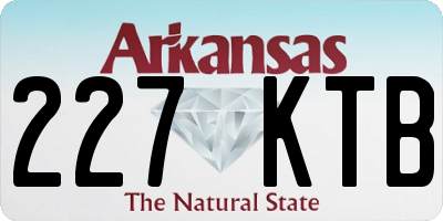 AR license plate 227KTB