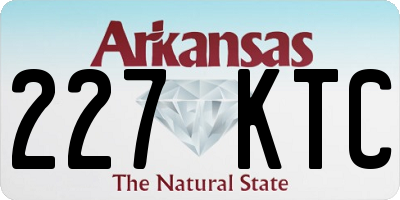 AR license plate 227KTC