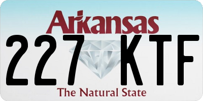AR license plate 227KTF
