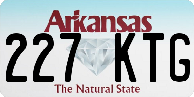 AR license plate 227KTG
