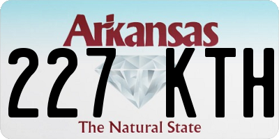 AR license plate 227KTH