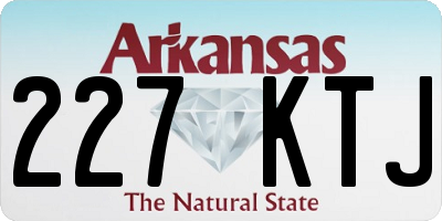 AR license plate 227KTJ