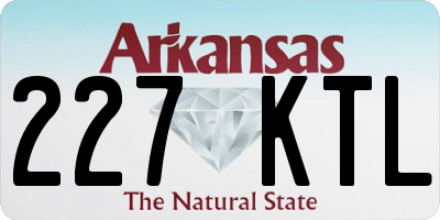 AR license plate 227KTL