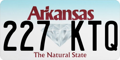 AR license plate 227KTQ