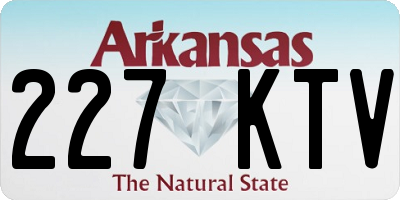 AR license plate 227KTV