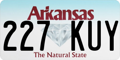 AR license plate 227KUY
