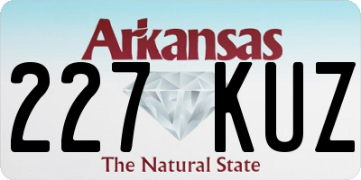 AR license plate 227KUZ