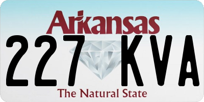 AR license plate 227KVA