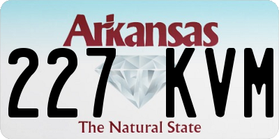 AR license plate 227KVM