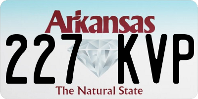 AR license plate 227KVP