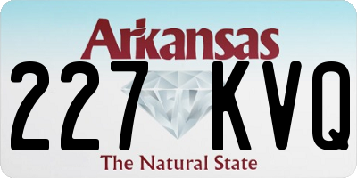AR license plate 227KVQ