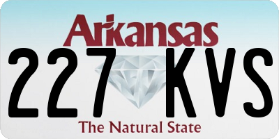 AR license plate 227KVS